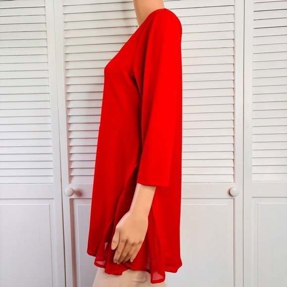 RALPH C. Red Blouse Size Large - Picture 4 of 7